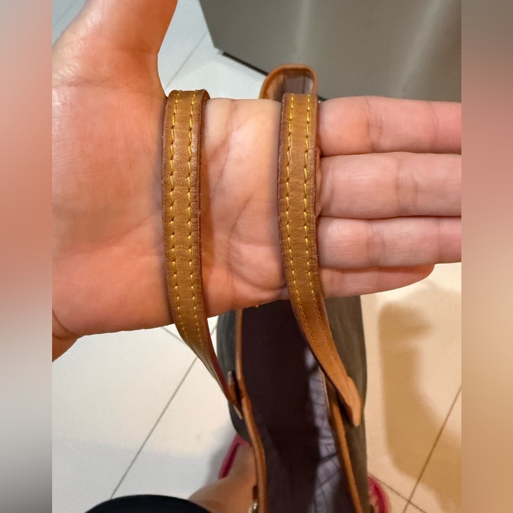 Brown and Tan Monogram Tote - Picture 9 of 15